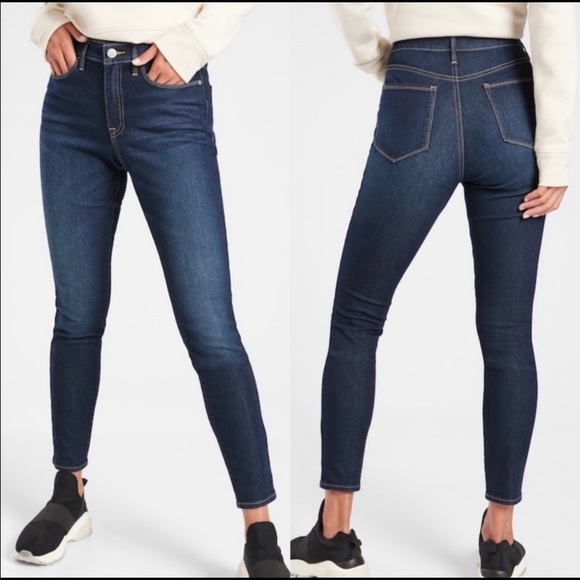 Athleta Sculptek Ultra Skinny Midnight Jean size 6 - Picture 2 of 15